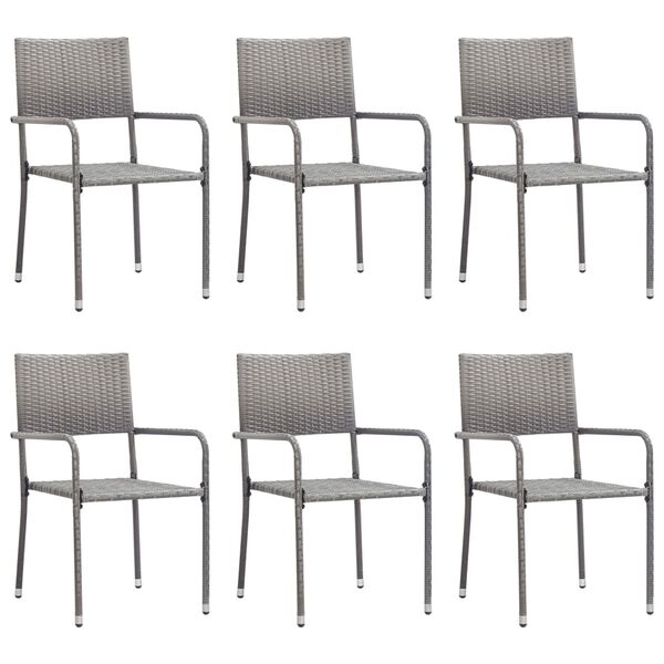 vidaXL 7d&iacute;ln&yacute; zahradn&iacute; j&iacute;deln&iacute; set &scaron;ed&yacute;