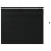 vidaXL Venet &scaron;koln&iacute; žaluzie Čern&aacute; 160 x 130 cm 35 mm Masivn&iacute; paulovnie