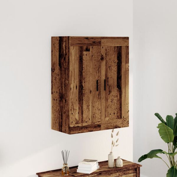 vidaXL Nástěnná skříňka old wood 69,5 x 34 x 90 cm kompozitní dřevo