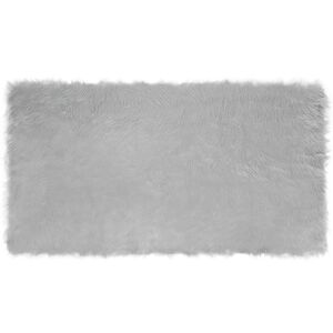 vidaXL Koberec z uměl&eacute; ovč&iacute; kože&scaron;iny TAFALLA &Scaron;ed&aacute; 60 x 110 cm