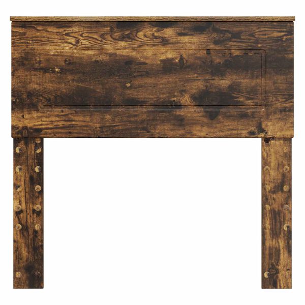 vidaXL Čelo postele Kouřov&yacute; dub 100 cm Kompozitn&iacute; dřevo