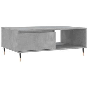 vidaXL Konferenčn&iacute; stolek betonově &scaron;ed&yacute; 90x60x35 cm kompozitn&iacute; dřevo