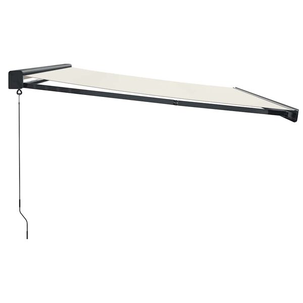 vidaXL Zatahovac&iacute; mark&yacute;za kr&eacute;mov&aacute; 4,5 x 3 m textil a hlin&iacute;k