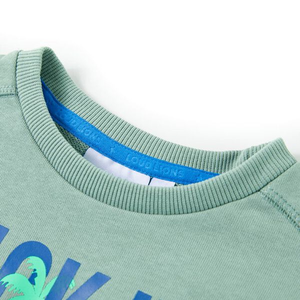 Dětsk&aacute; mikina světle khaki 140