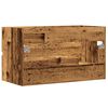 vidaXL Skř&iacute;ňka pod umyvadlo old wood 90x38,5x45 cm kompozitn&iacute; dřevo