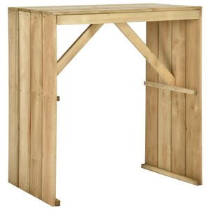 vidaXL Barov&yacute; stůl 100 x 60 x 110 cm impregnovan&aacute; borovice