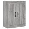 vidaXL Skř&iacute;ň highboard &scaron;ed&aacute; sonoma 69,5 x 34 x 180 cm kompozitn&iacute; dřevo