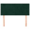 vidaXL Čelo postele tmavě zelen&eacute; 100x5x78/88 cm samet