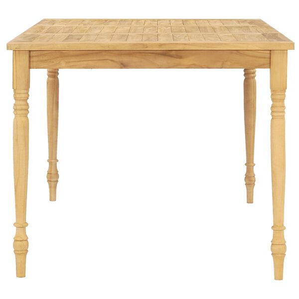 vidaXL 5d&iacute;ln&yacute; zahradn&iacute; j&iacute;deln&iacute; set s podu&scaron;kami masivn&iacute; teakov&eacute; dřevo