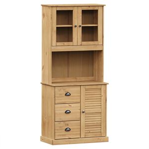 vidaXL Př&iacute;born&iacute;k VIGO 78 x 40 x 175 cm masivn&iacute; borov&eacute; dřevo
