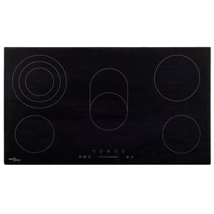 vidaXL Keramick&aacute; varn&aacute; deska s 5 hoř&aacute;ky dotykov&eacute; ovl&aacute;d&aacute;n&iacute; 77 cm 8500 W