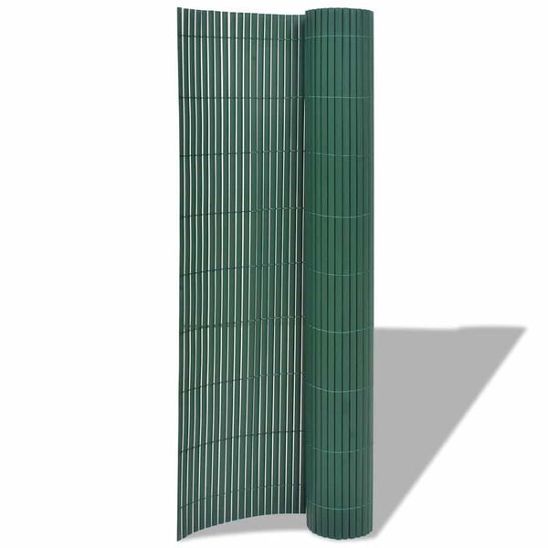 vidaXL Zahradn&iacute; plot Zelen&aacute; 150 x 500 cm PVC