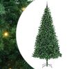 vidaXL Uměl&yacute; v&aacute;nočn&iacute; stromeček Zelen&aacute; 300 cm PVC, kov a plast