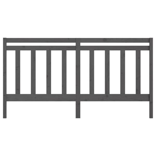 vidaXL Čelo postele &scaron;ed&eacute; 186 x 4 x 100 cm masivn&iacute; borovice