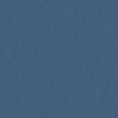 vidaXL Dětská postýlka s matrací námořnická modrá lněná tkanina