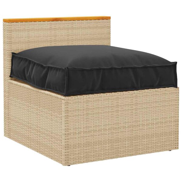 vidaXL Pol&scaron;t&aacute;ř Čern&aacute; 70 x 70 x 12 cm Oxford l&aacute;tka