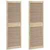 vidaXL Skř&iacute;ňov&eacute; dveře se dveřmi 2 pcs Př&iacute;rodn&iacute; 170 x 2,1 x 59,5 cm