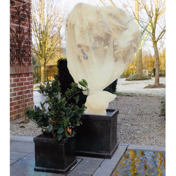 Nature Zimní fleecový kryt 60 g/m² béžový 2 x 5 m