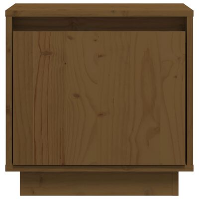 vidaXL Noční stolek medově hnědý 40 x 30 x 40 cm masivní borové dřevo