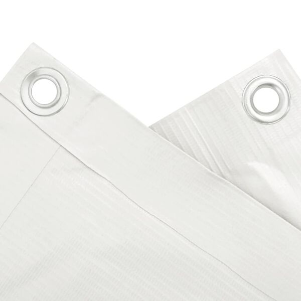 vidaXL Balkonov&aacute; z&aacute;stěna b&iacute;l&aacute; 600 x 120 cm PVC