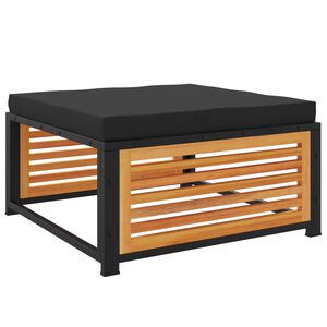 vidaXL Zahradn&iacute; stolička s podu&scaron;kou 68 x 68 x 30 cm masivn&iacute; ak&aacute;cie