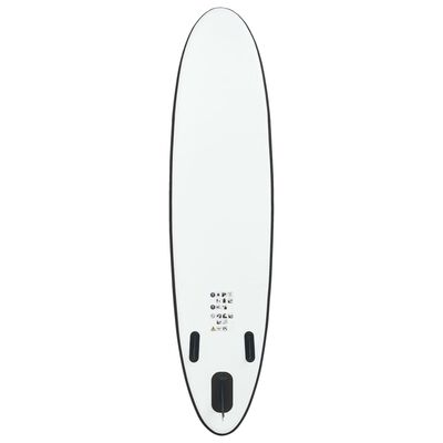 vidaXL Nafukovací SUP paddleboard černo-bílý