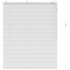 vidaXL Venet &scaron;koln&iacute; žaluzie B&iacute;l&aacute; 125 x 160 cm 35 mm Masivn&iacute; paulovnie