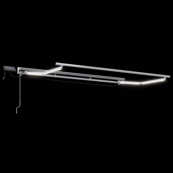 vidaXL Manu&aacute;ln&iacute; r&aacute;m mark&yacute;zy s LED B&eacute;žov&aacute; 2,5 x 2 m