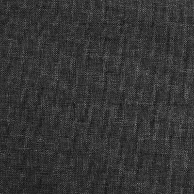 vidaXL Otočné jídelní židle 6 ks černé textil