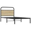 vidaXL R&aacute;m postele bez matrace 90x190 cm dub sonoma kompozitn&iacute; dřevo