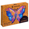 UNIDRAGON 700d&iacute;ln&eacute; dřevěn&eacute; puzzle Intergalaxy Butterfly 60 x 44 cm