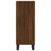 vidaXL Skř&iacute;ň highboard hněd&yacute; dub 34,5 x 34 x 180 cm kompozitn&iacute; dřevo