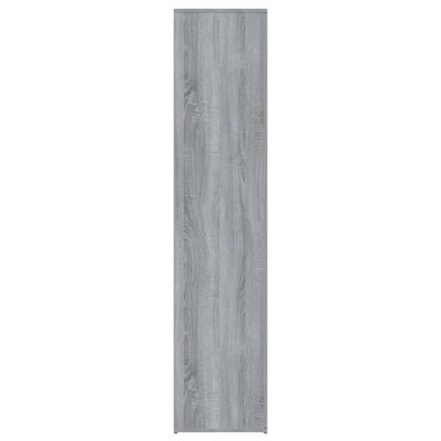 vidaXL Botník šedý sonoma 80 x 39 x 178 cm kompozitní dřevo