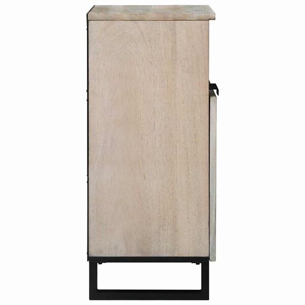 vidaXL Skř&iacute;ně a reg&aacute;ly na m&eacute;dia B&iacute;l&aacute; a čern&aacute; 60 x 33 x 75 cm