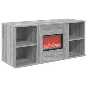 vidaXL Elektrick&yacute; krb &Scaron;ed&yacute; Sonoma 100 x 37 x 45,5 cm Kompozitn&iacute; dřevo