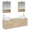 vidaXL Sada koupelnov&eacute;ho n&aacute;bytku 5 pcs Dub sonoma
