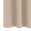 vidaXL Z&aacute;věsy na zatemněn&iacute; s kroužky 2 pcs Taupe 140 x 140 cm