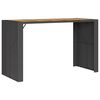 vidaXL Zahradn&iacute; barov&yacute; stůl s ak&aacute;ciovou deskou čern&yacute; 185 x 80 x 110 cm