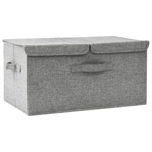 vidaXL &Uacute;ložn&yacute; box textil 50 x 30 x 25 cm &scaron;ed&yacute;