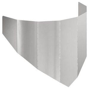 vidaXL Okraj tr&aacute;vn&iacute;ku 100 x 45 cm Ocel Stř&iacute;brn&aacute;