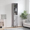 vidaXL Skř&iacute;ň highboard &scaron;ed&aacute; sonoma 34,5 x 34 x 180 cm kompozitn&iacute; dřevo