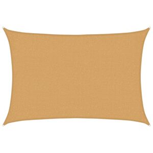 vidaXL Plachta proti slunci 160 g/m&sup2; obd&eacute;ln&iacute;k p&iacute;skov&aacute; 2 x 3 m HDPE