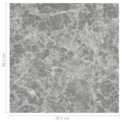 vidaXL Samolepicí podlahové desky 20 ks PVC 1,86 m² betonově šedé