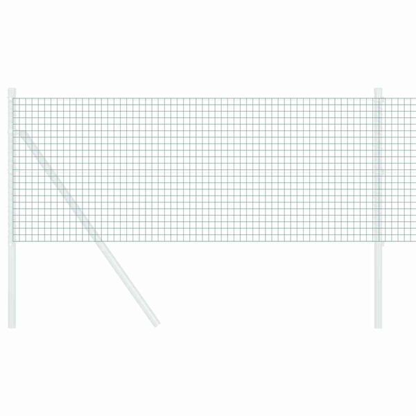 vidaXL Svařovan&yacute; dr&aacute;těn&yacute; plot Zelen&aacute; 0.8 x 50 m