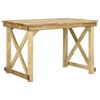 vidaXL Zahradn&iacute; stůl 110 x 79 x 75 cm impregnovan&eacute; borov&eacute; dřevo