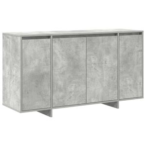vidaXL Serv&iacute;rovac&iacute; skř&iacute;ň Betonově &scaron;ed&aacute; 135 x 41 x 75 cm