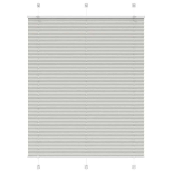 vidaXL Plisovan&aacute; roleta světle &scaron;ed&aacute; 105x150 cm &Scaron;&iacute;řka l&aacute;tky 104,4 cm