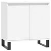 vidaXL Koupelnov&aacute; skř&iacute;ňka b&iacute;l&aacute; 58 x 33 x 60 cm kompozitn&iacute; dřevo