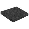 vidaXL Gumov&yacute; granulačn&iacute; zahradn&iacute; pad Čern&yacute; 9 x 9 x 0,8 cm Guma