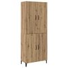 vidaXL Vysok&yacute; bufet 2 pcs Artisanov&yacute; dub 69,5 x 34 x 180 cm